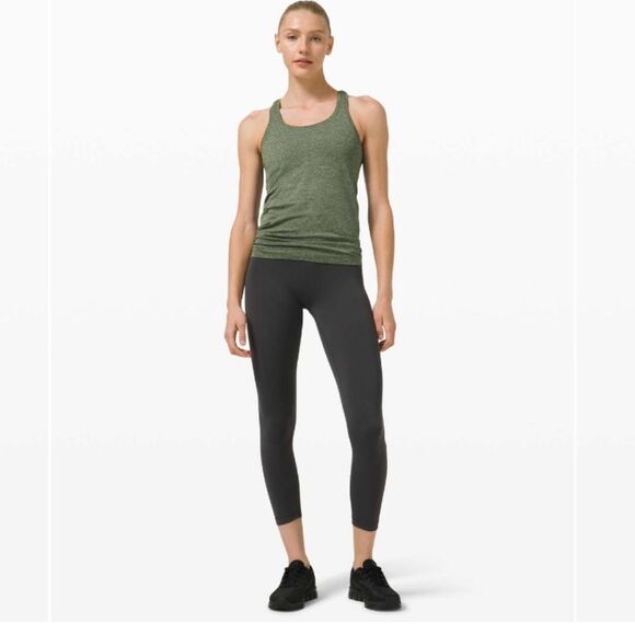 Lot Of 2 Lululemon Swiftly Tech Racerback Rosemary Green And Neo Mint Size 8 - Picture 12 of 14